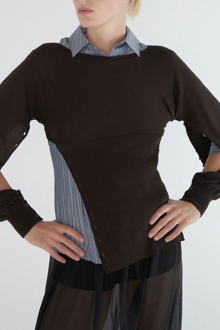 PALOMA WOOL - PULL FA MARRON - LE LABO STORE