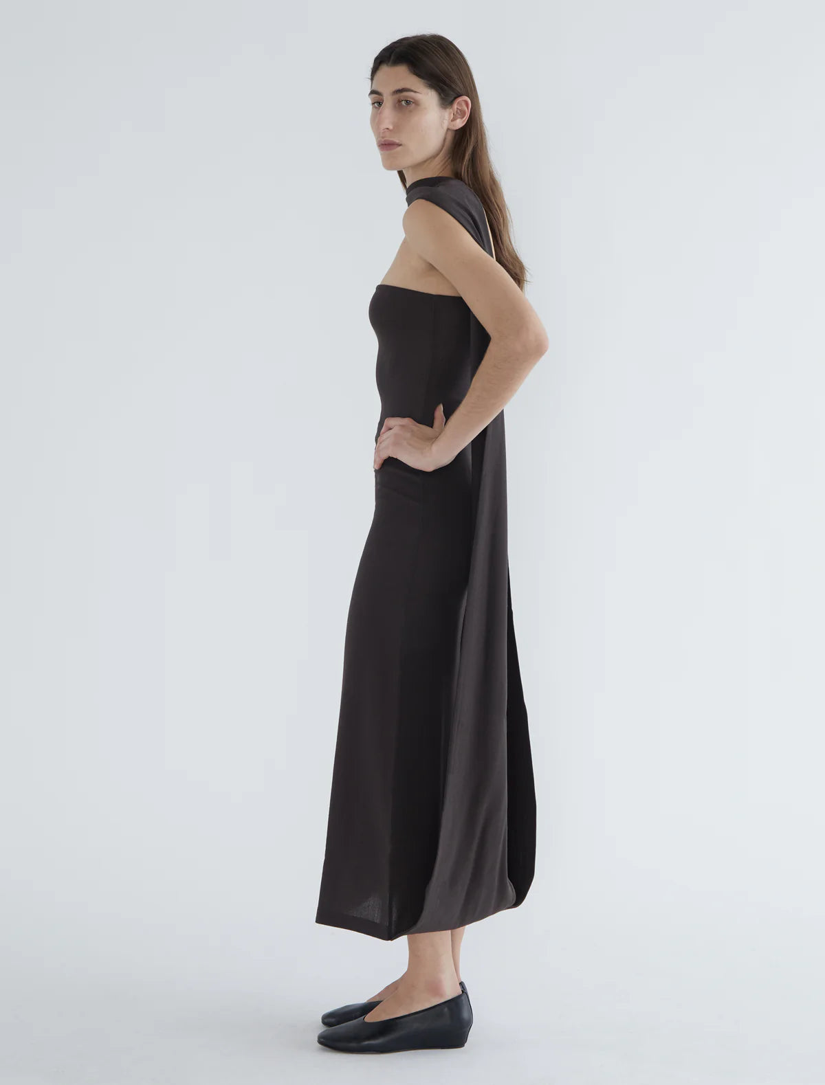 PALOMA WOOL - ROBE ALBERCH MARRON FONCÉ - LE LABO STORE