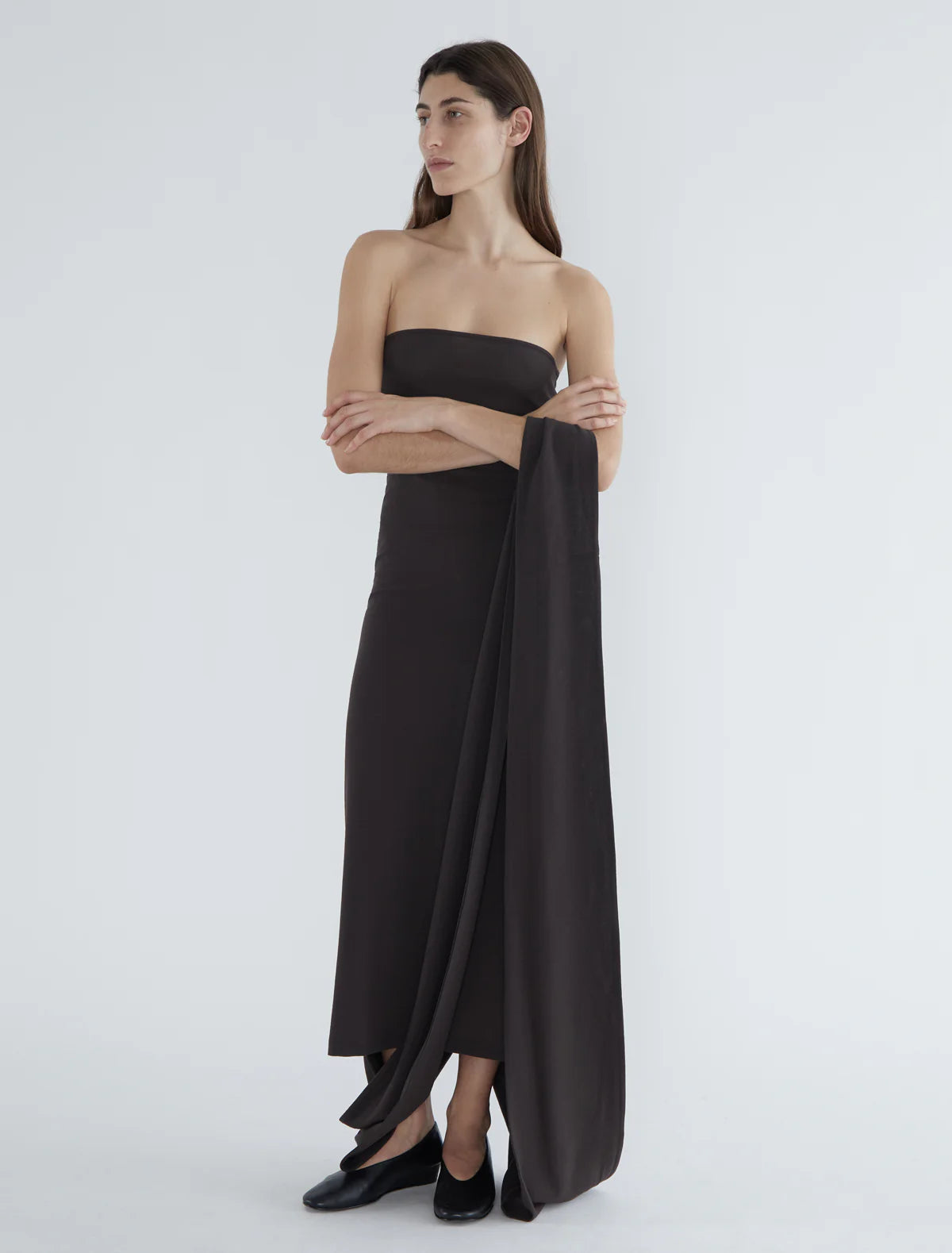 PALOMA WOOL - ROBE ALBERCH MARRON FONCÉ - LE LABO STORE