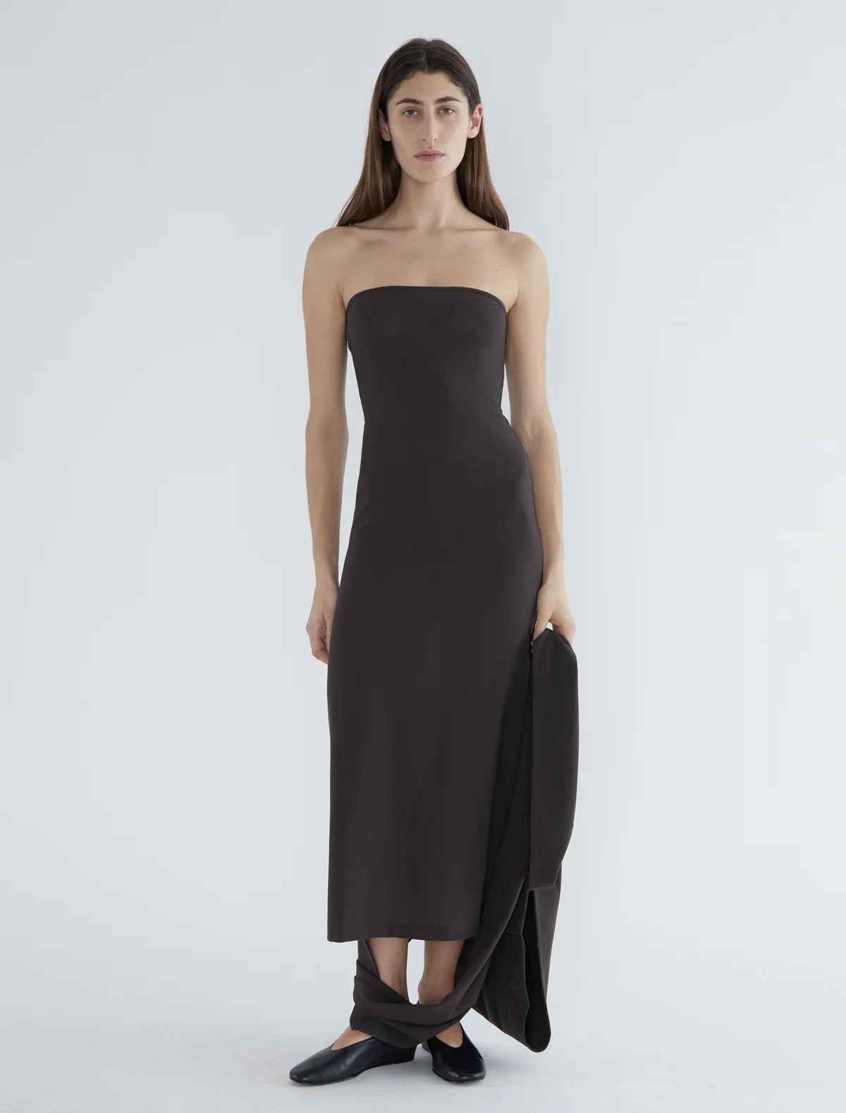 PALOMA WOOL - ROBE ALBERCH MARRON FONCÉ - LE LABO STORE