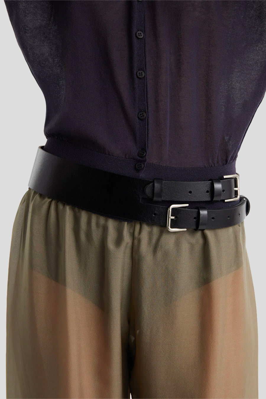 PALOMA WOOL - BLACK PENELOPE II BELT - LE LABO STORE