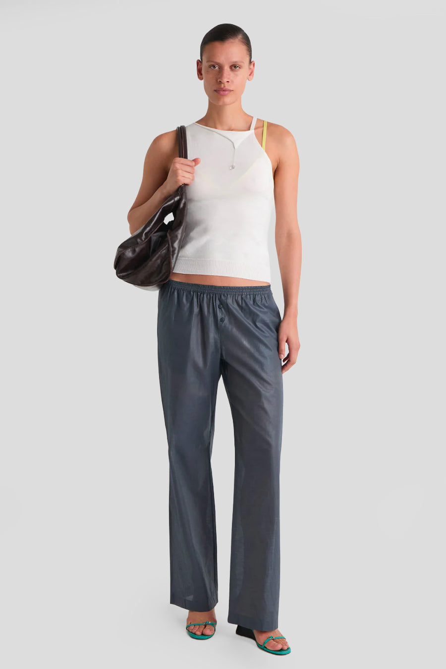 PALOMA WOOL - NAVY LIMONE PANT - LE LABO STORE