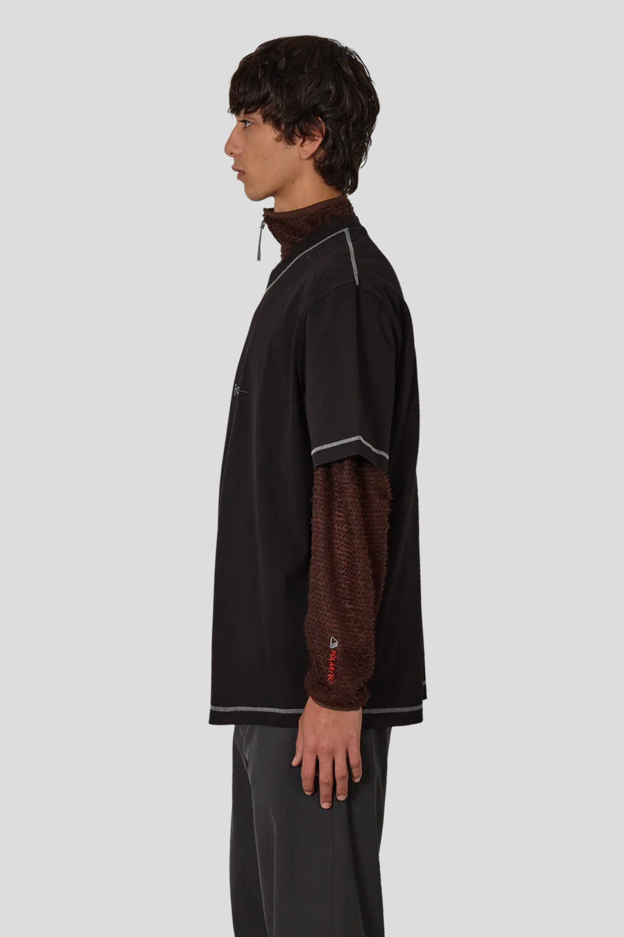 ROA HIKING - T-SHIRT BIO INFO STITCH NOIR - LE LABO STORE