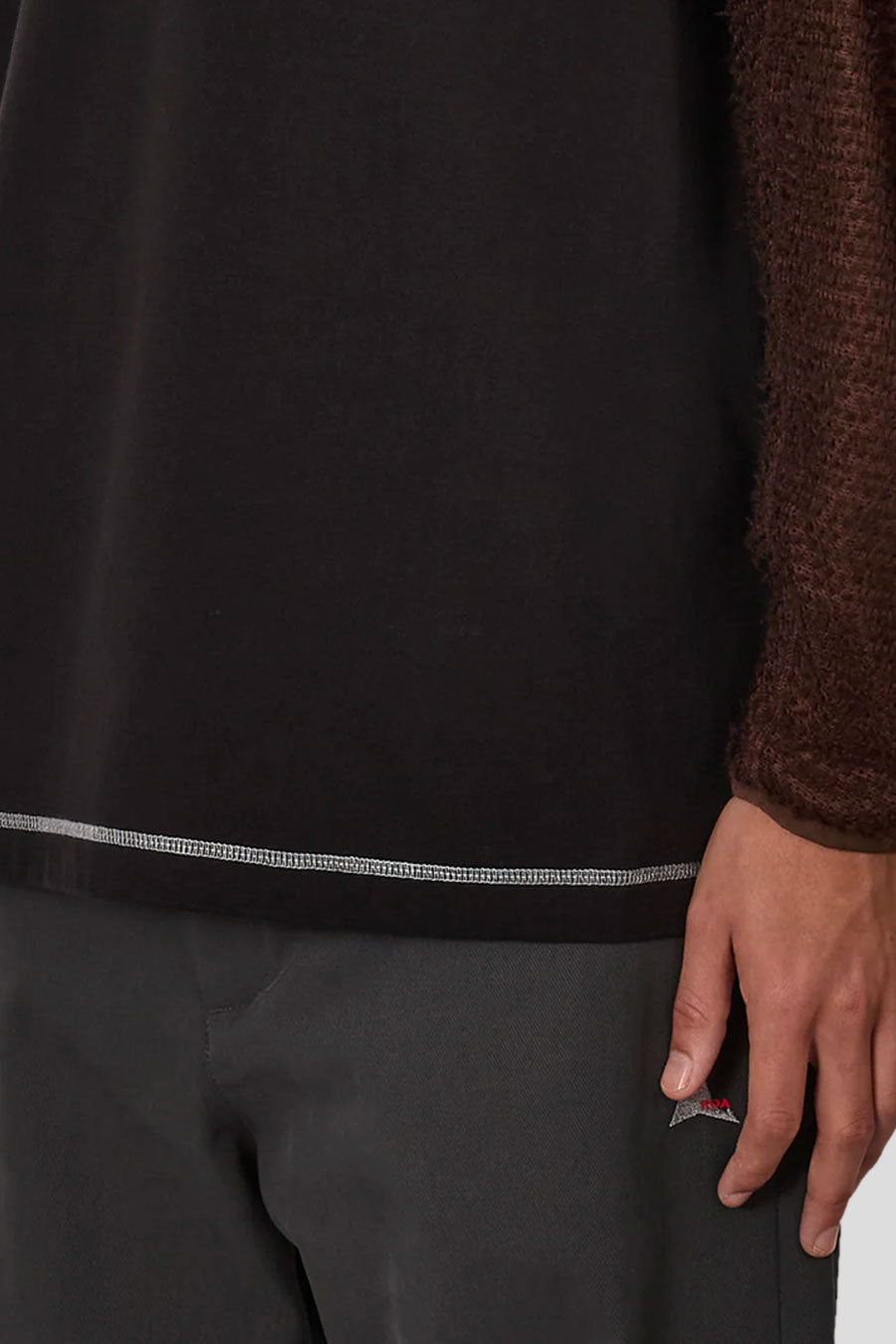 ROA HIKING - T-SHIRT BIO INFO STITCH NOIR - LE LABO STORE