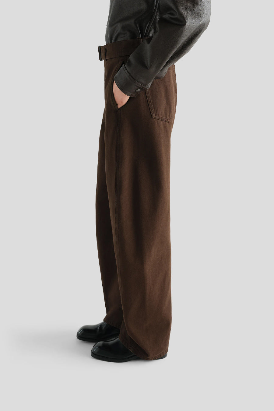LEMAIRE - RISTRETTO TWISTED BELTED TROUSERS - LE LABO STORE