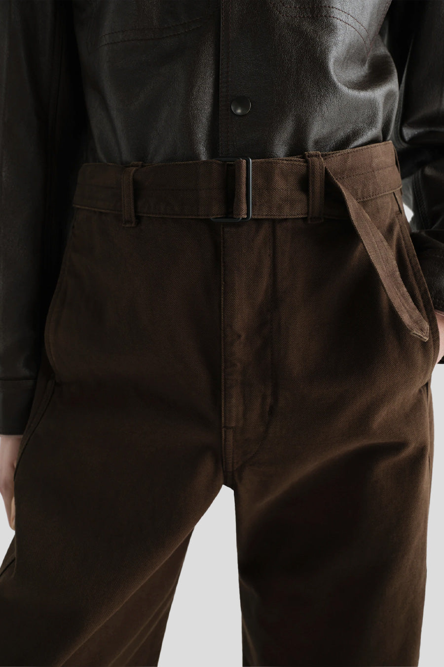 LEMAIRE - RISTRETTO TWISTED BELTED TROUSERS - LE LABO STORE