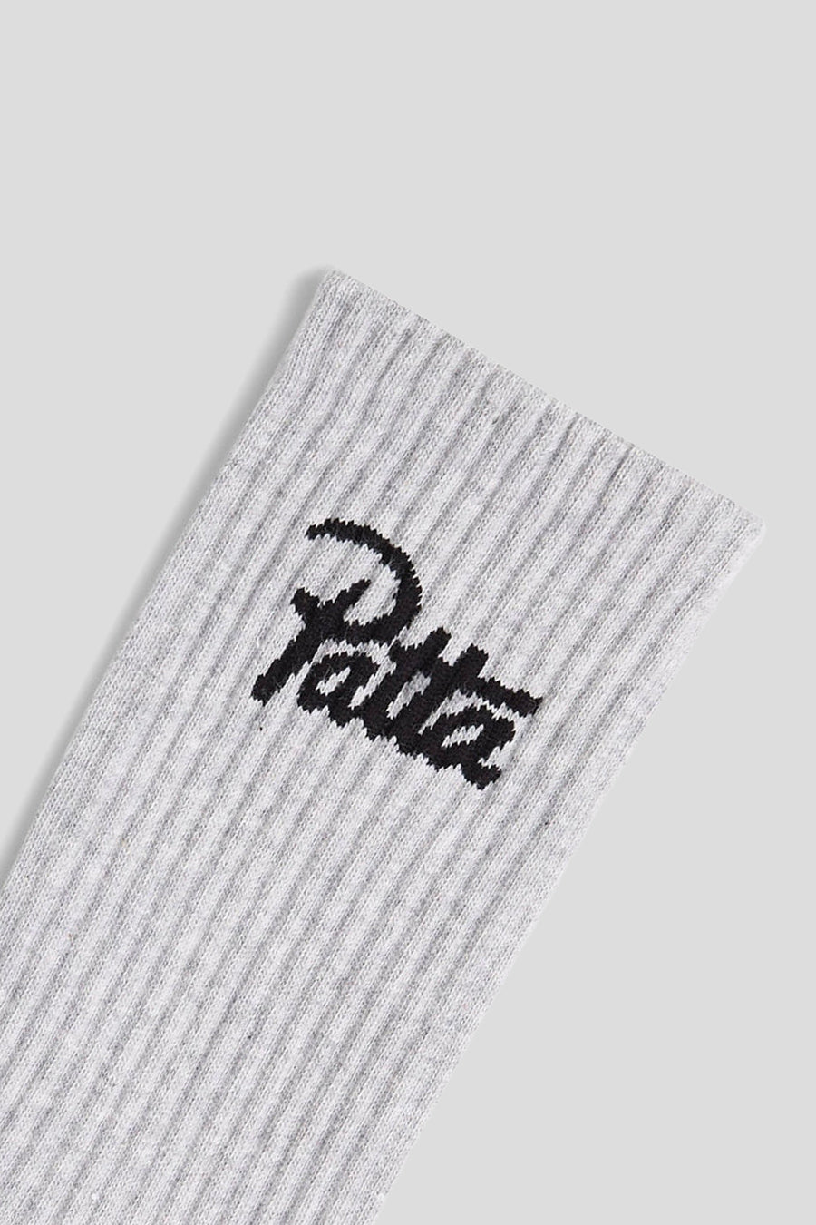 Patta - CHAUSSETTES SCRIPT LOGO GRISES - LE LABO STORE