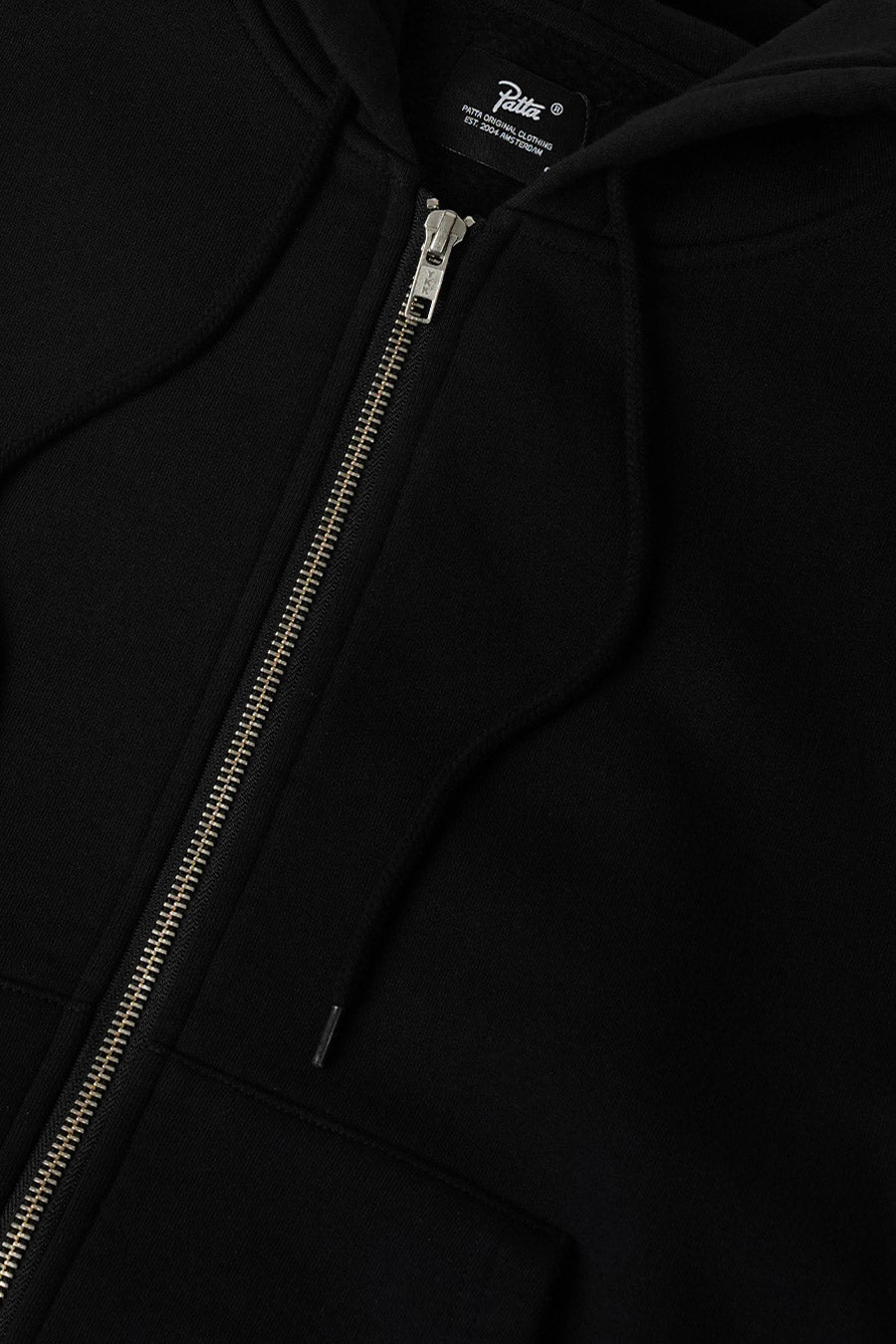Patta - HOODIE ZIPPÉE BRODÉ NOIR - LE LABO STORE