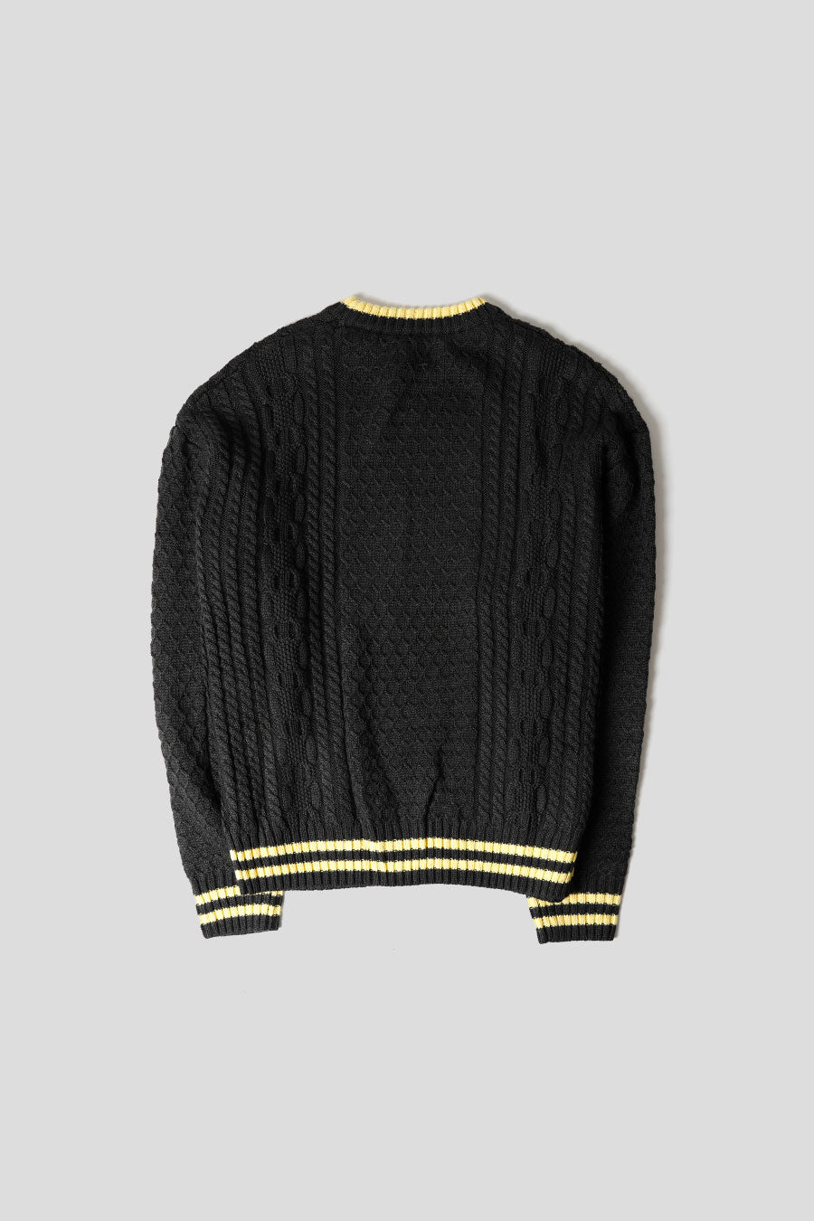 Patta - GREY AND YELLOW LOVES YOU CABLE KNITWEAR – LE LABO STORE