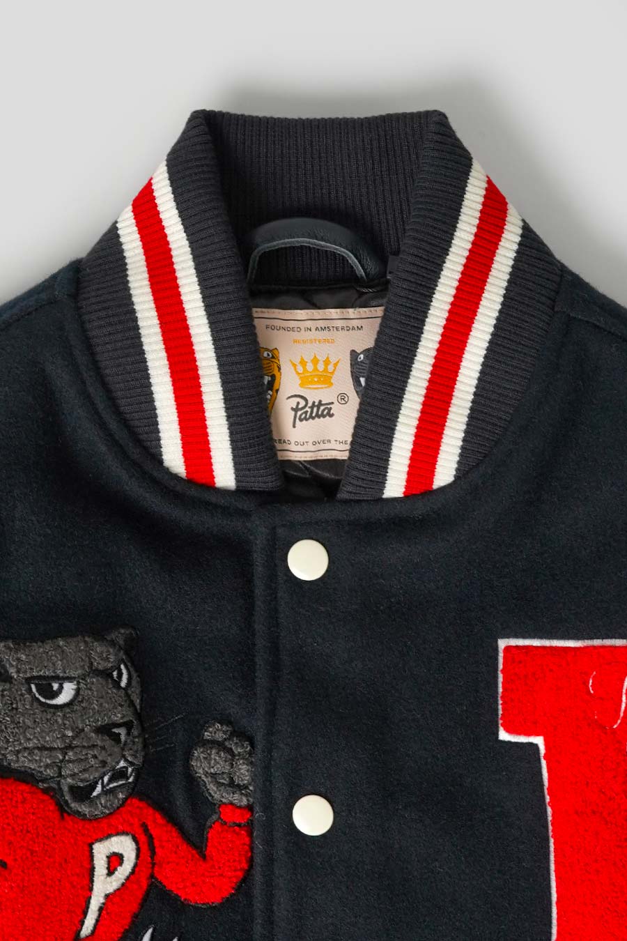 Patta - VESTE VARSITY 20TH ANNIVERSARY BLEU MARINE - LE LABO STORE