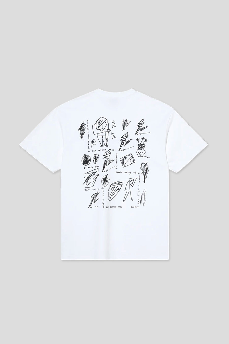 Polar Skate Co. -  WHITE SAD AT TIMES TEE SHIRT - LE LABO STORE