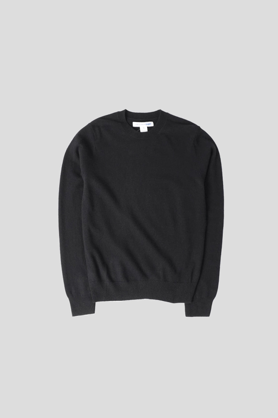 Comme des garçons SHIRT - PULL EN LAINE CDG SHIRT NOIR - LE LABO STORE