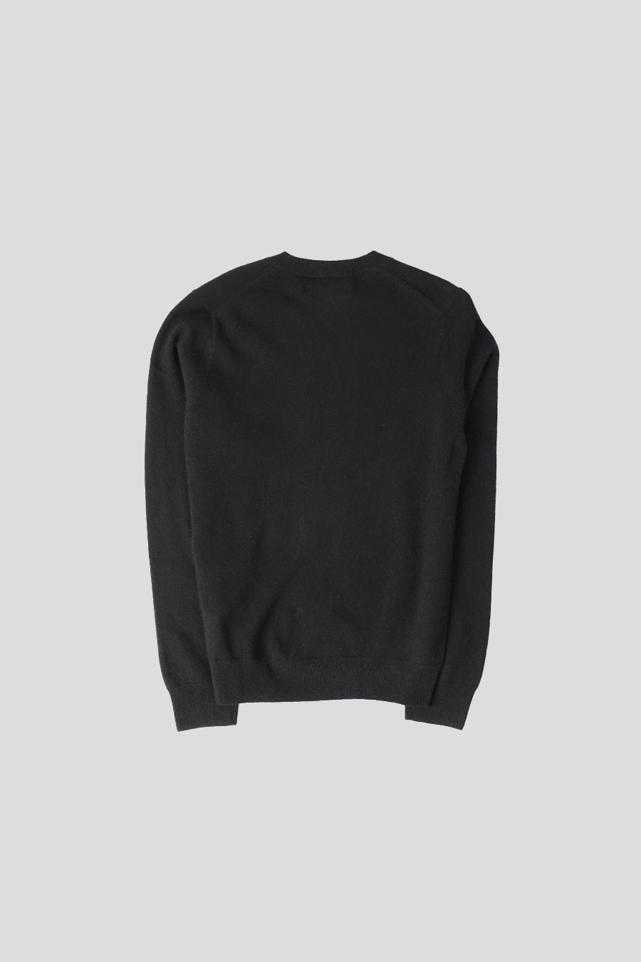 Comme des garçons SHIRT - PULL EN LAINE COL V CDG SHIRT NOIR - LE LABO STORE