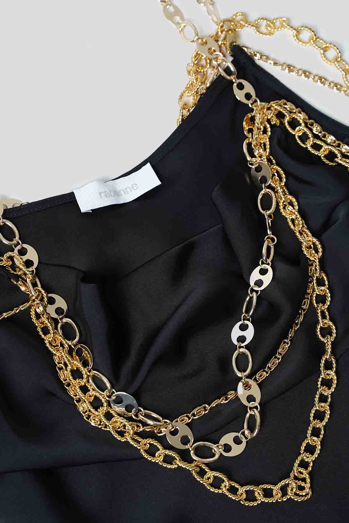 Rabanne - DÉBARDEUR À COL BÉNITIER NOIR - LE LABO STORE