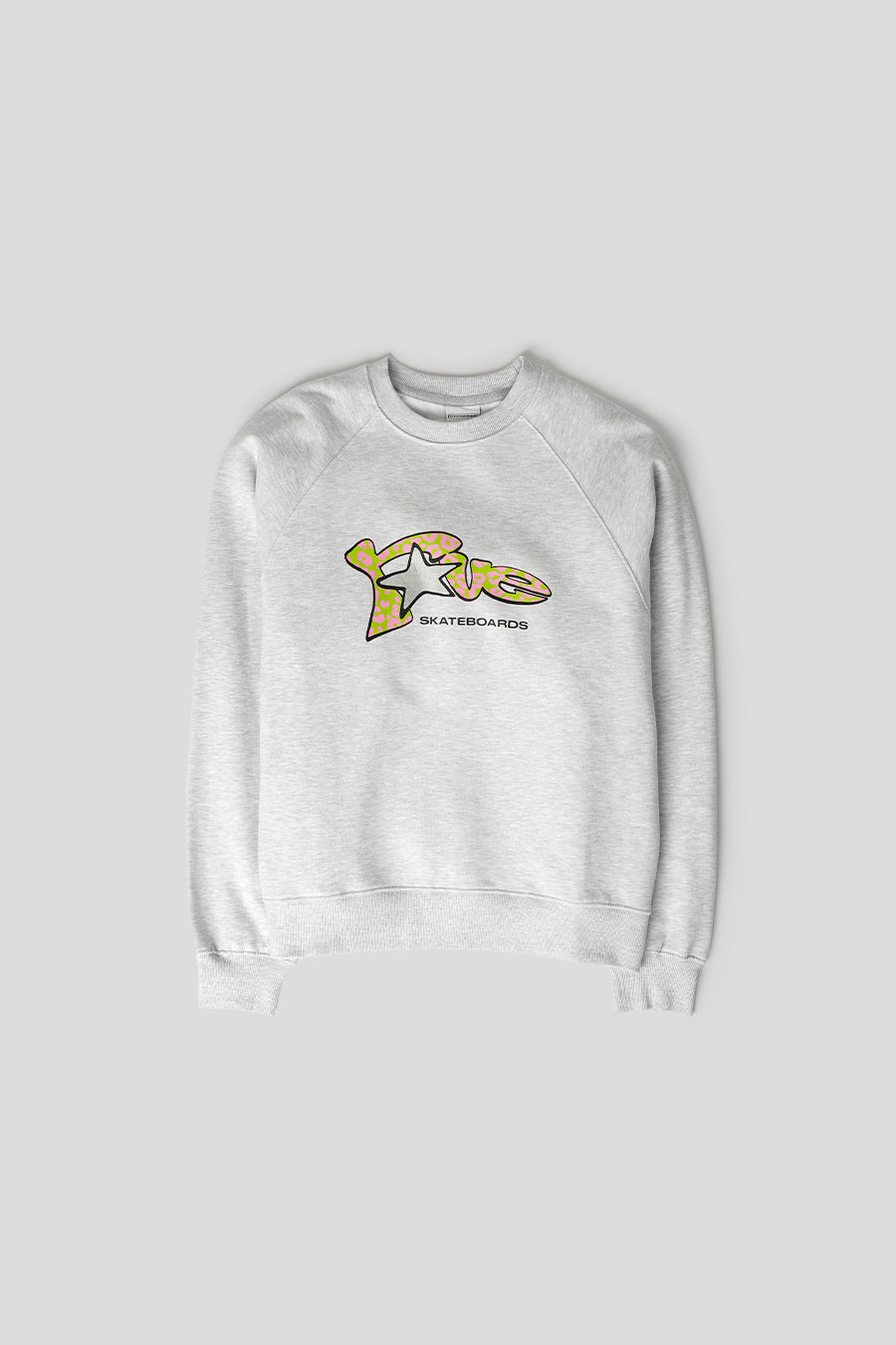 RAVE SKATEBOARDS - CREWNECK NEEDY GRIS - LE LABO STORE