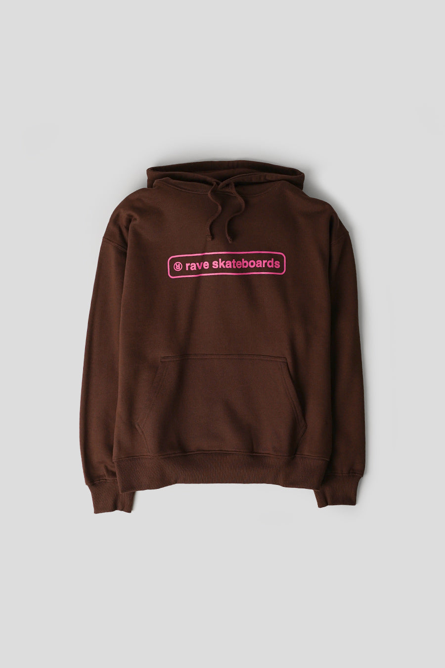 RAVE SKATEBOARDS - HOODIE CORE LOGO MARRON - LE LABO STORE