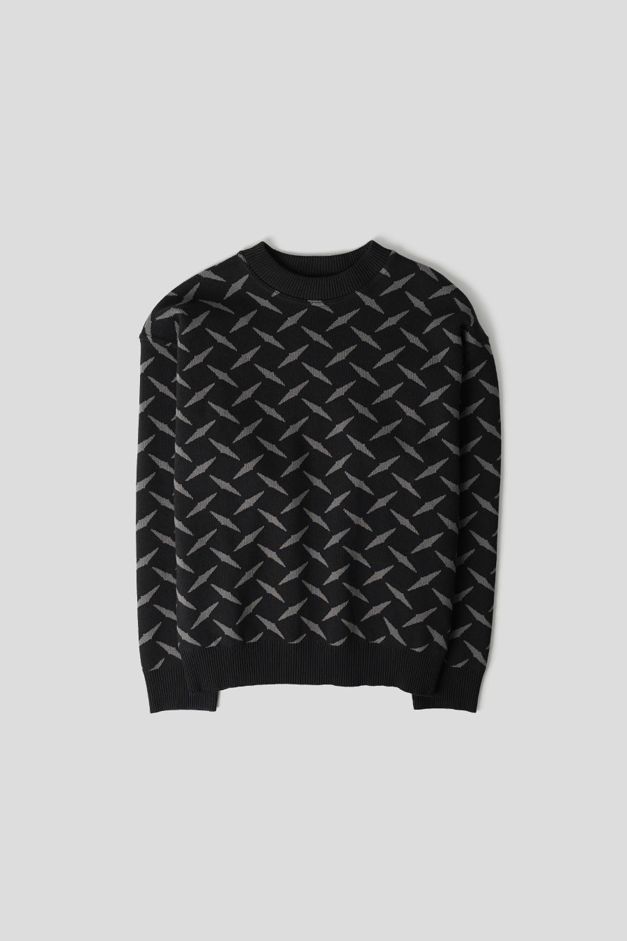 RAVE SKATEBOARDS - BLACK BOYD KNIT CREWNECK  - LE LABO STORE