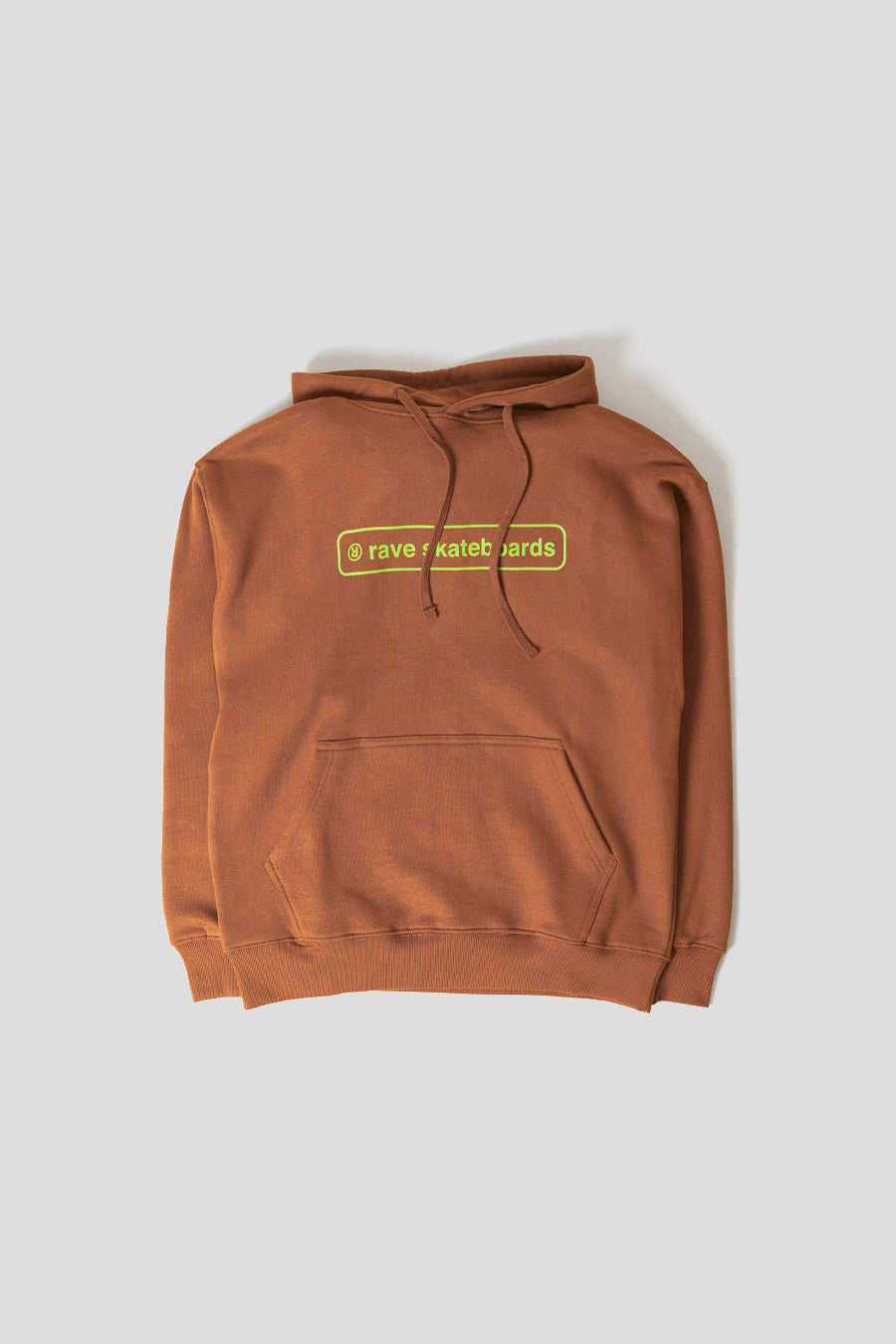 RAVE SKATEBOARDS - CORE LOGO HOODIE BROWN - LE LABO STORE