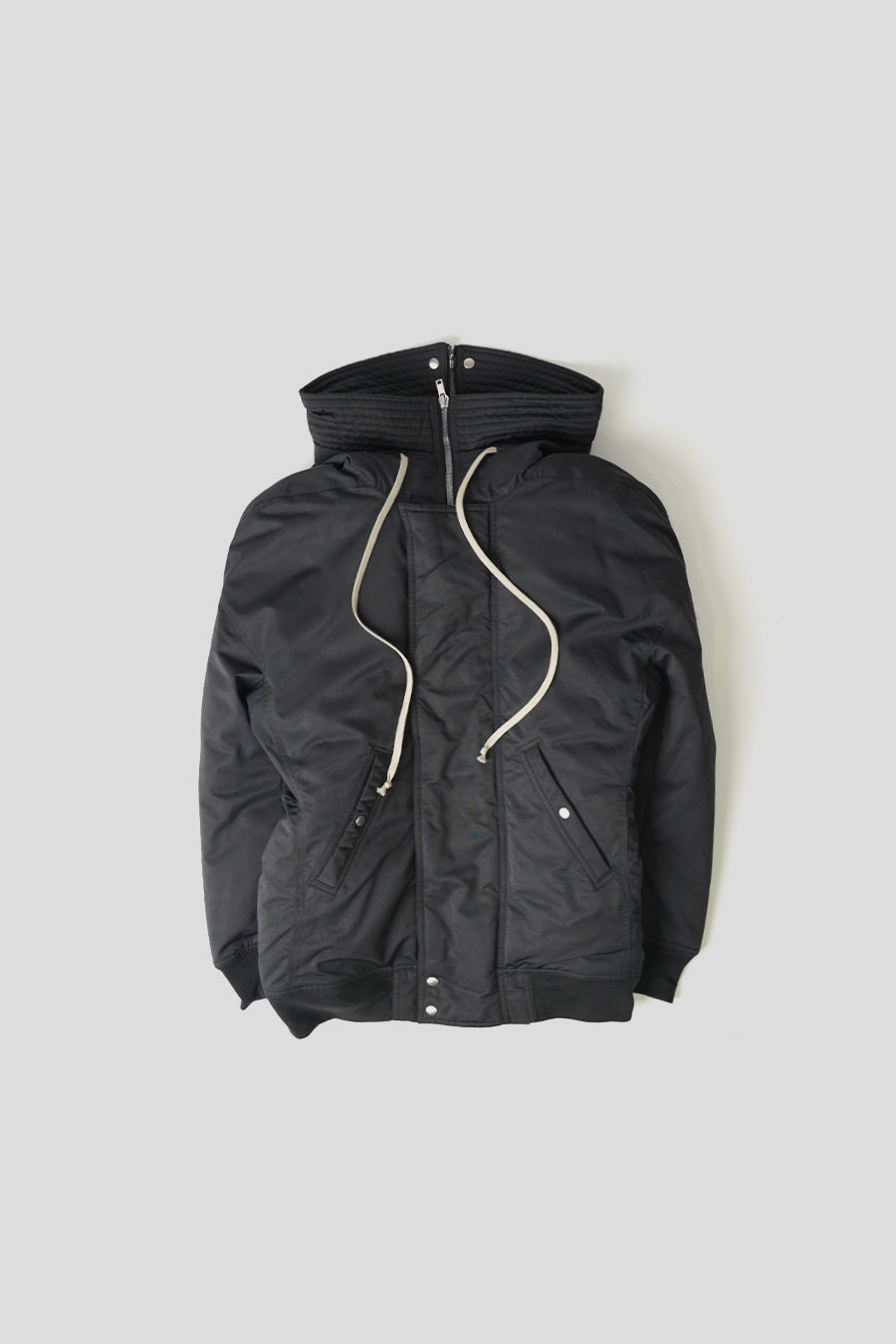 RICK OWENS DRKSHDW - BLACK HOODED BOMBER - LE LABO STORE