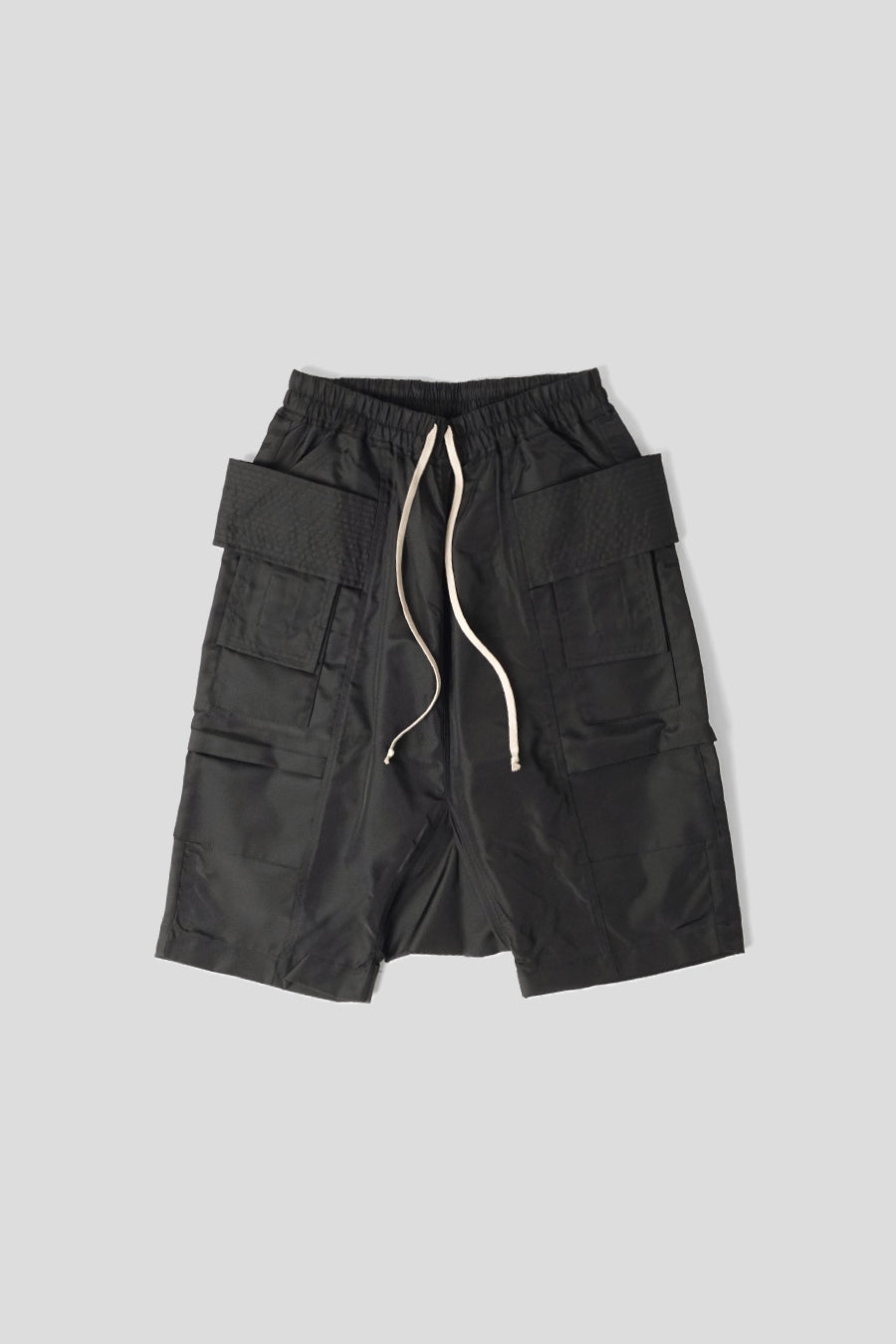 RICK OWENS DRKSHDW - BLACK CREATCH CARGO PODS SHORT  - LE LABO STORE