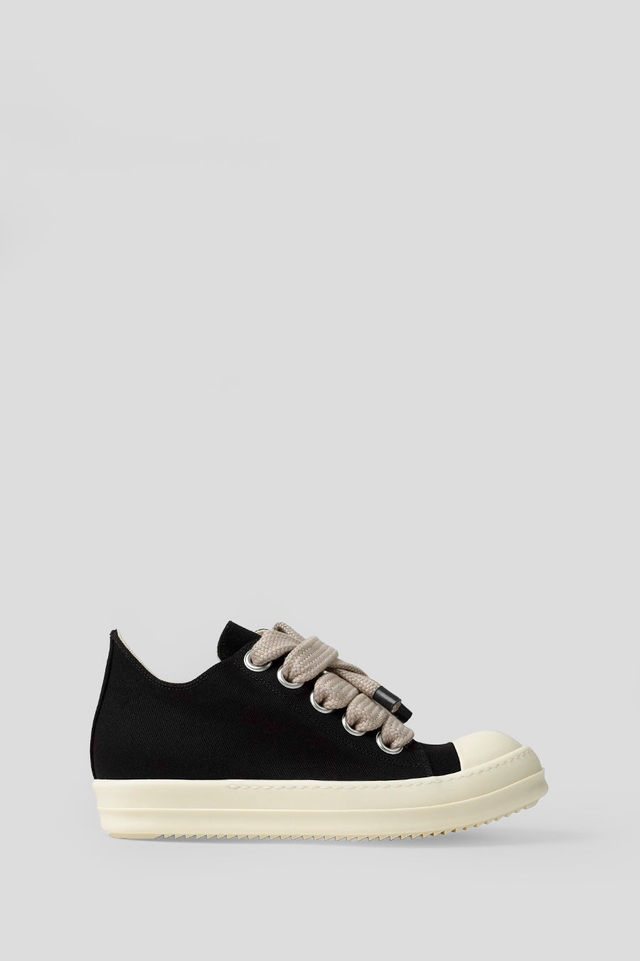 RICK OWENS DRKSHDW - BLACK AND MILK JUMBOLACE LOW SNEAKERS  - LE LABO STORE