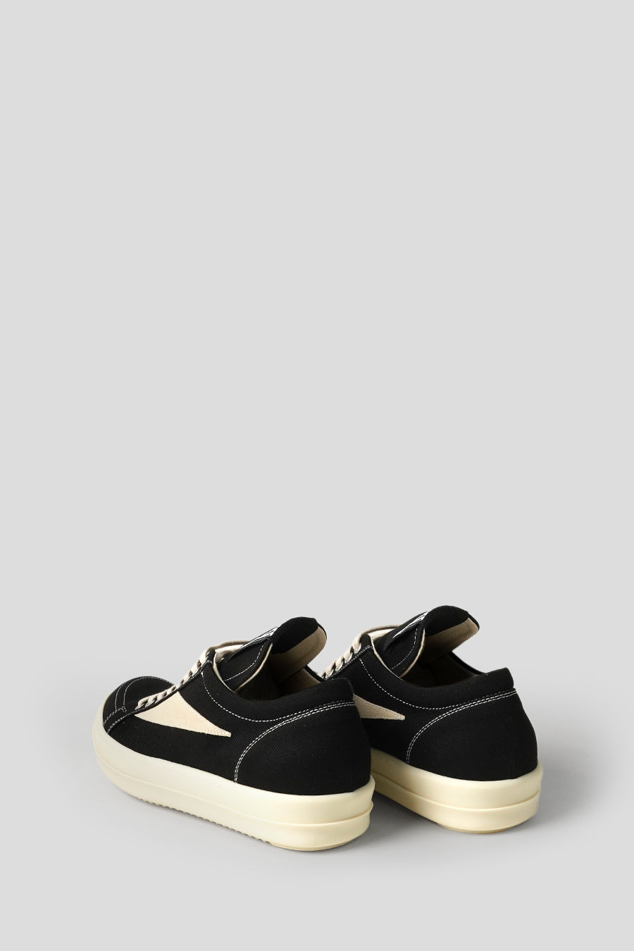 RICK OWENS DRKSHDW - BLACK AND MILK VINTAGE HOLLYWOOD SNEAKERS - LE LABO STORE