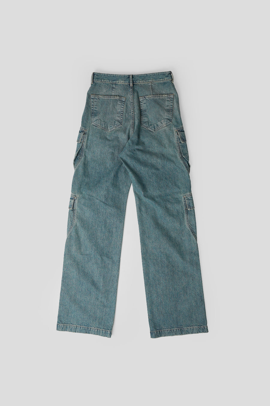 RICK OWENS DRKSHDW - PANTALON CARGO DOUBLE WASHED INDIGO - LE LABO STORE