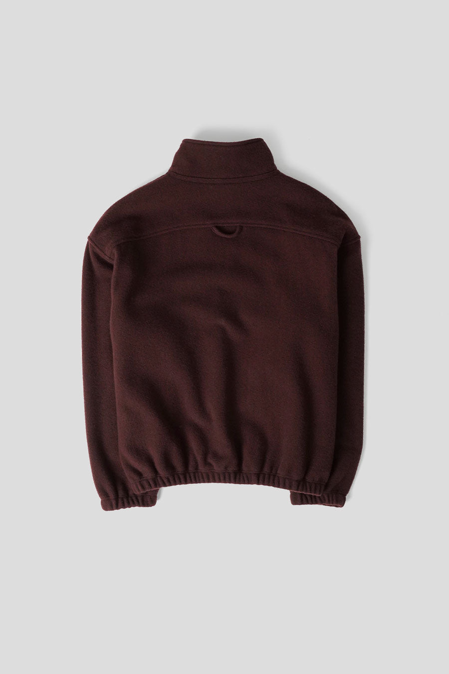 RIER - POLAIRE NATURAL FLEECE BORDEAUX FONCÉ - LE LABO STORE