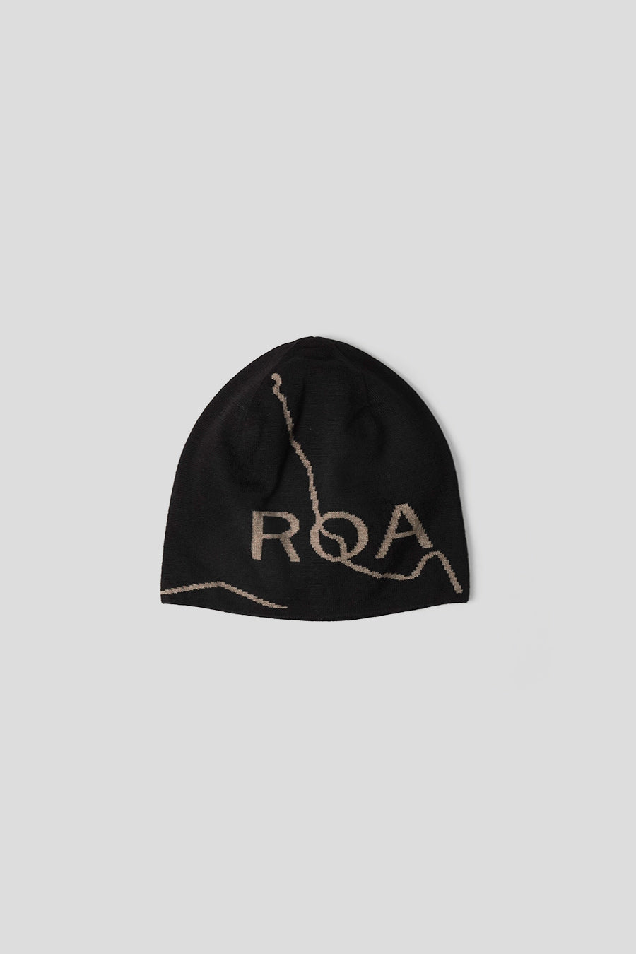 ROA HIKING - BLACK LOGO WOOL BEANIE - LE LABO STORE