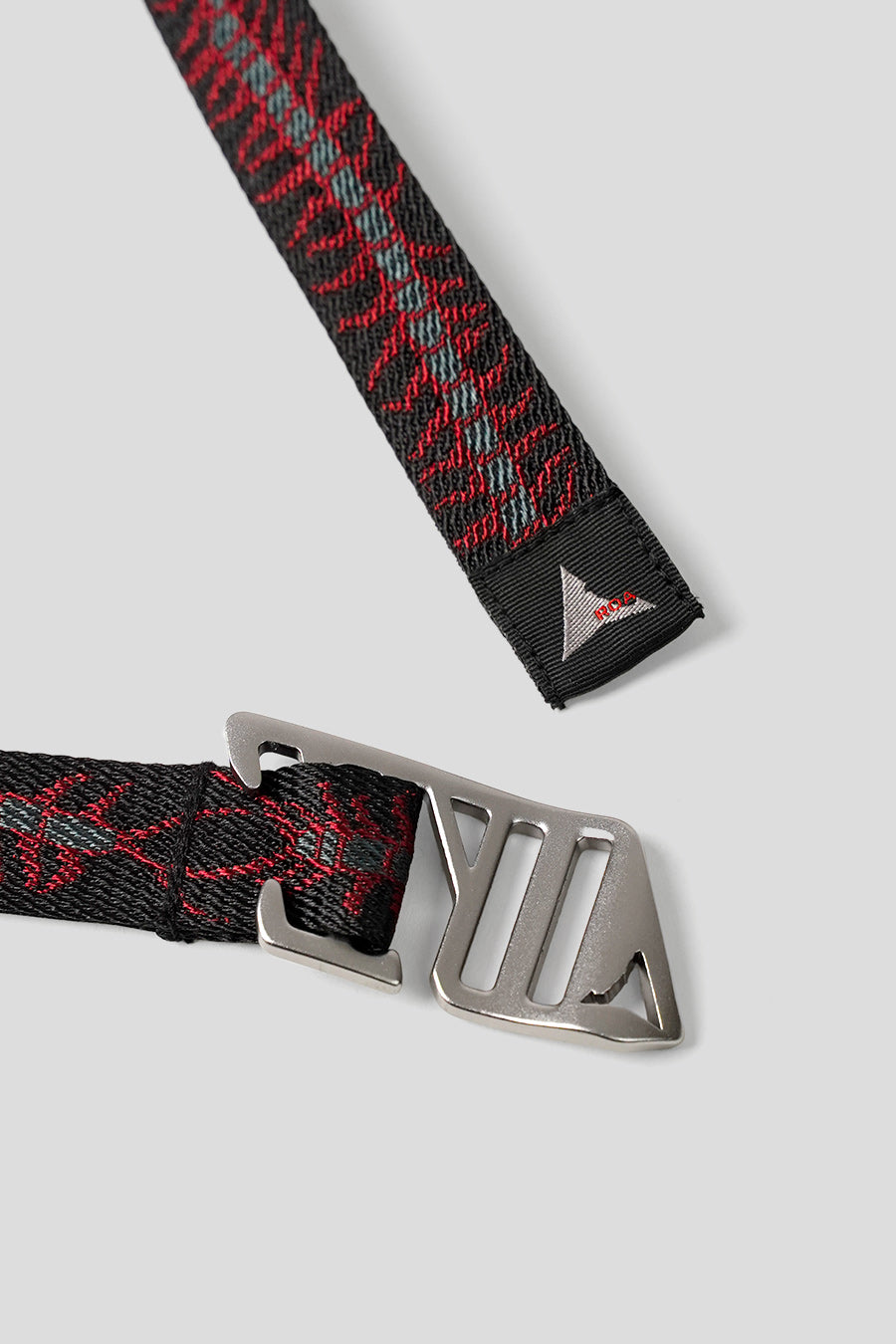 ROA HIKING - CEINTURE CENTIPEDE NOIRE ET ROUGE - LE LABO STORE
