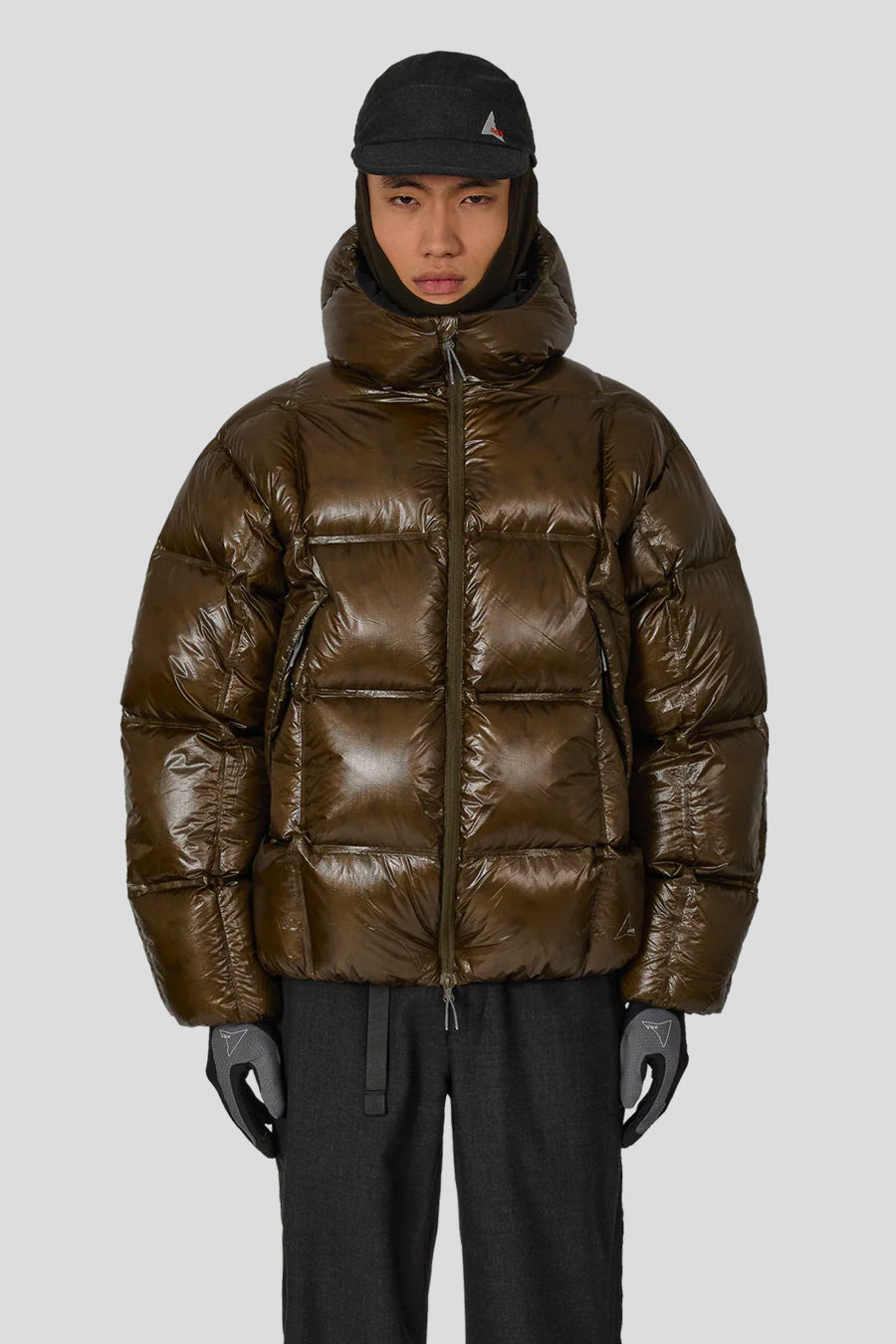 ROA HIKING - DARK GREEN CUBE 650 FILL POWER DOWN JACKET  - LE LABO STORE