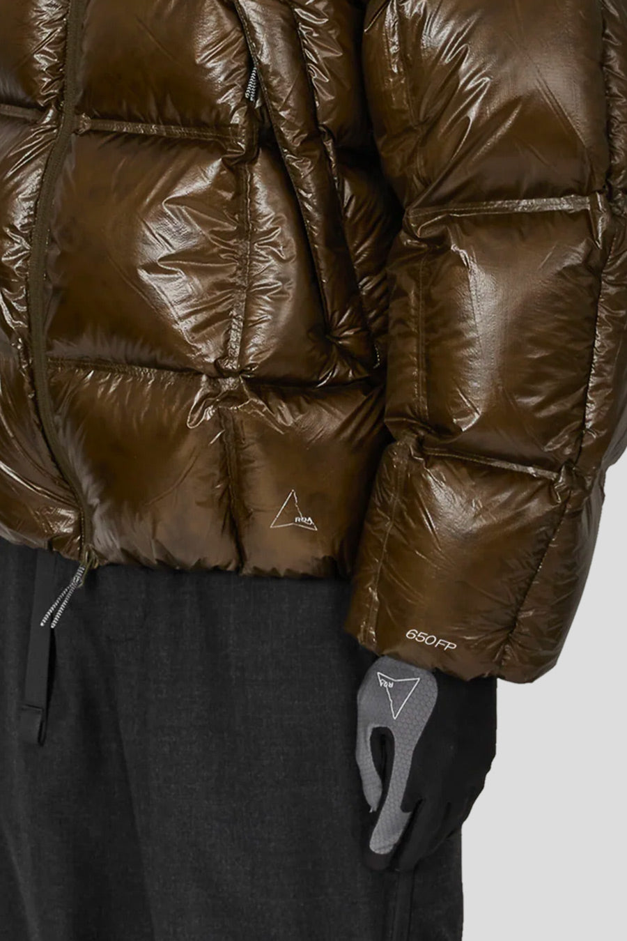 ROA HIKING - DOUDOUNE EN DUVET CUBE 650 FILL POWER VERT FONCÉ - LE LABO STORE