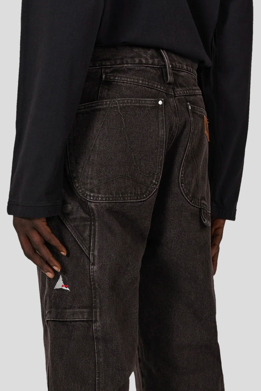 ROA HIKING - PANTALON ORTE DENIM CARGO X Wrangler BRUN FONCÉ - LE LABO STORE