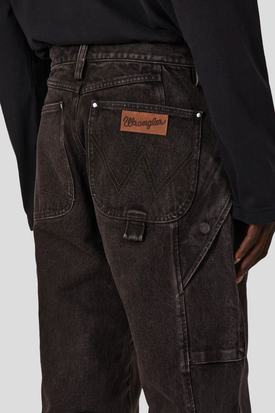 ROA HIKING - PANTALON ORTE DENIM CARGO X Wrangler BRUN FONCÉ - LE LABO STORE