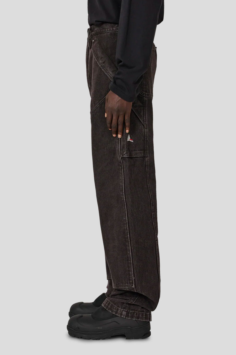 ROA HIKING - PANTALON ORTE DENIM CARGO X Wrangler BRUN FONCÉ - LE LABO STORE