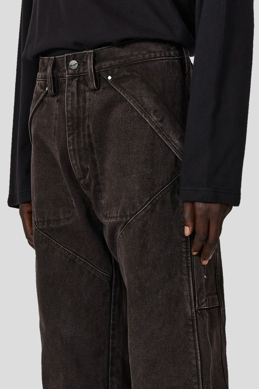 ROA HIKING - PANTALON ORTE DENIM CARGO X Wrangler BRUN FONCÉ - LE LABO STORE