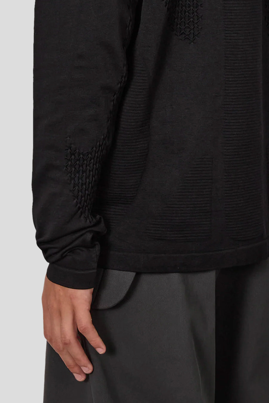 ROA HIKING - PULL À MANCHES LONGUES AUNE NOIR - LE LABO STORE