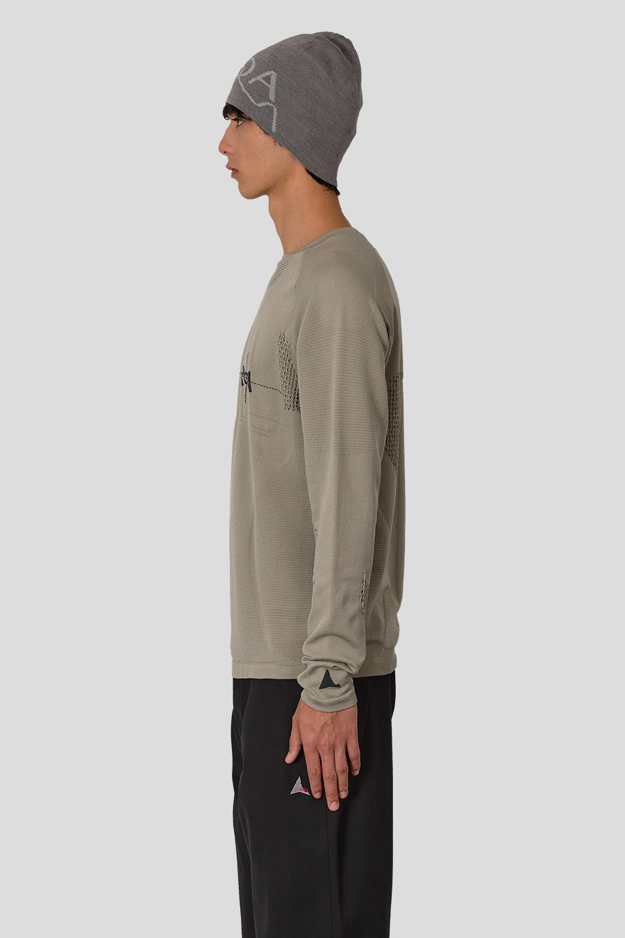 ROA HIKING - PULL À MANCHES LONGUES AUNE VERT PÂLE - LE LABO STORE