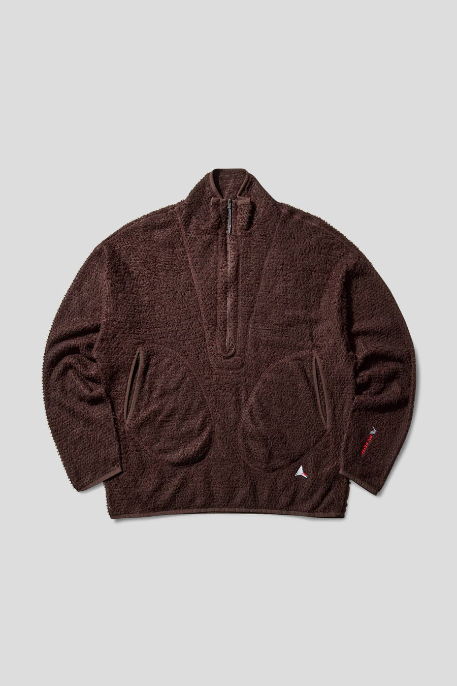 ROA HIKING - BROWN OCULAR POLARTEC ALPHA HALF ZIP SWEATER  - LE LABO STORE