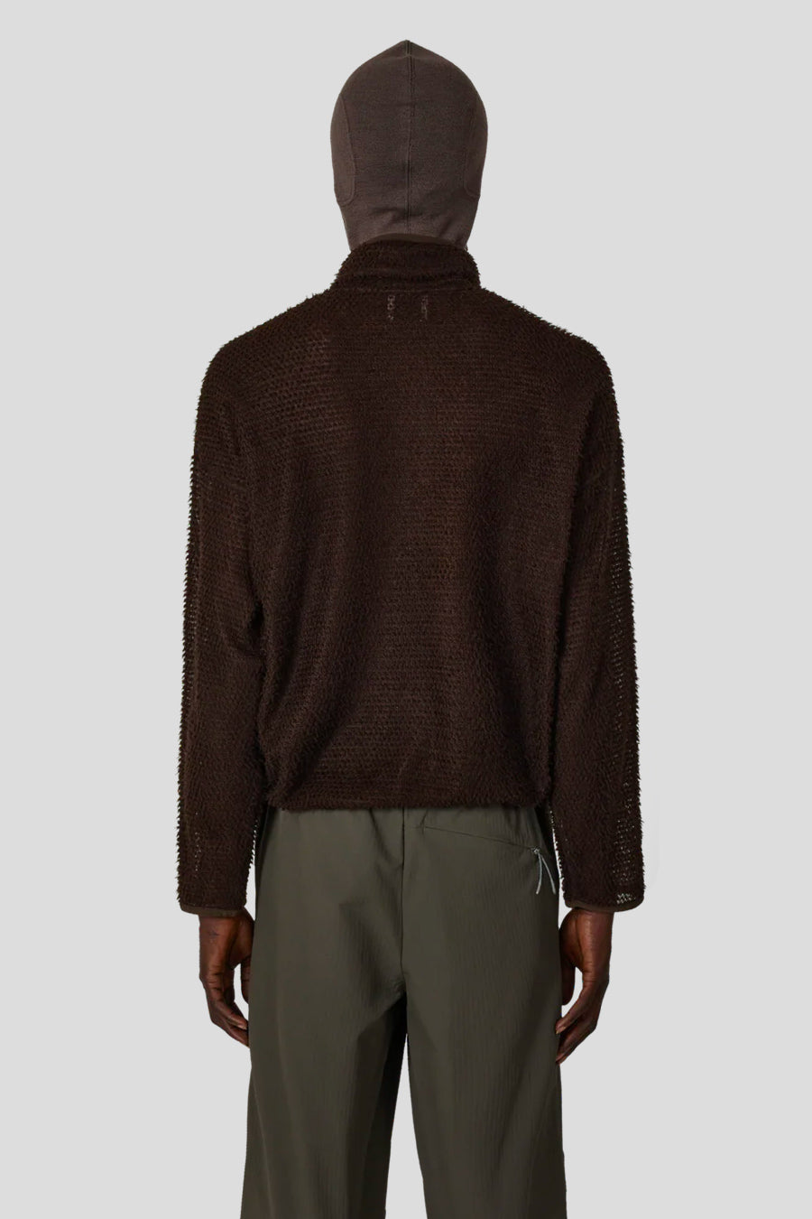 ROA HIKING - PULL DEMI-ZIP OCULAR POLARTEC ALPHA MARRON - LE LABO STORE