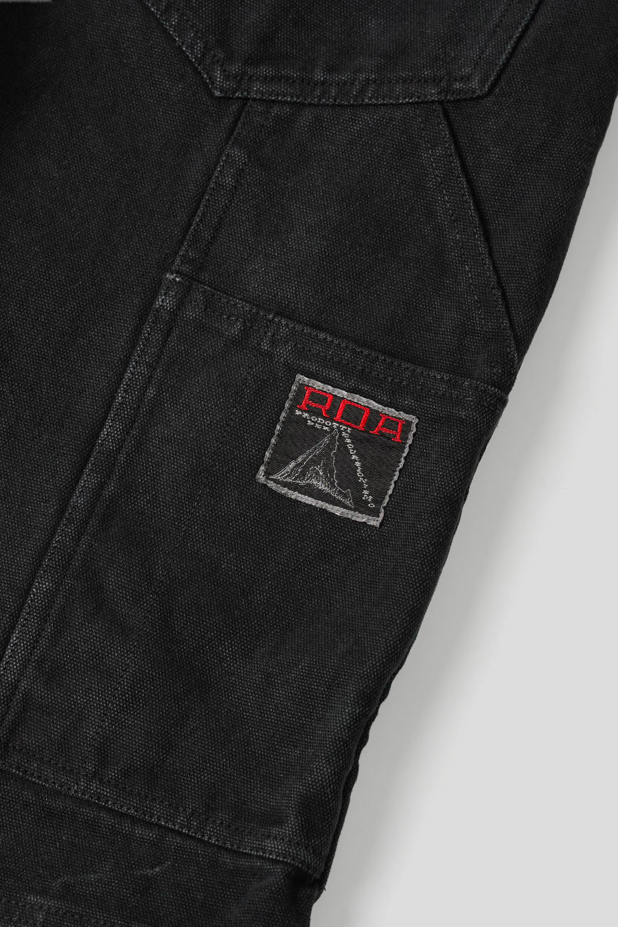 ROA HIKING - WASHED BLACK ASH CANVAS SHORT - LE LABO STORE