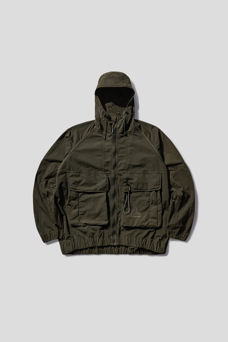 ROA HIKING - KHAKI ROA X AND WANDER HOODED JACKET  - LE LABO STORE