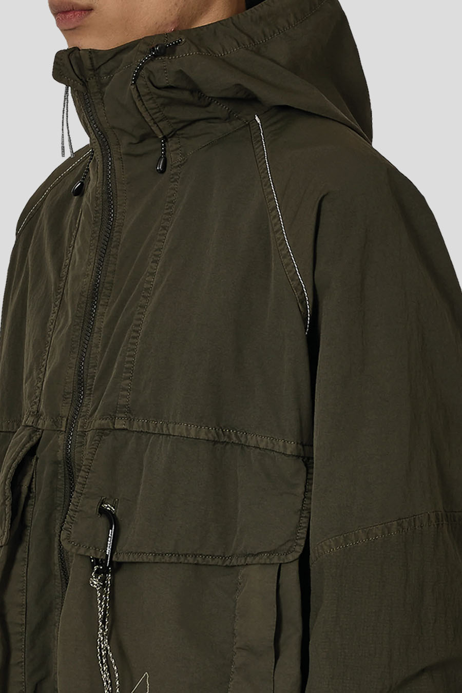 ROA HIKING - VESTE À CAPUCHE ROA X AND WANDER KAKI - LE LABO STORE