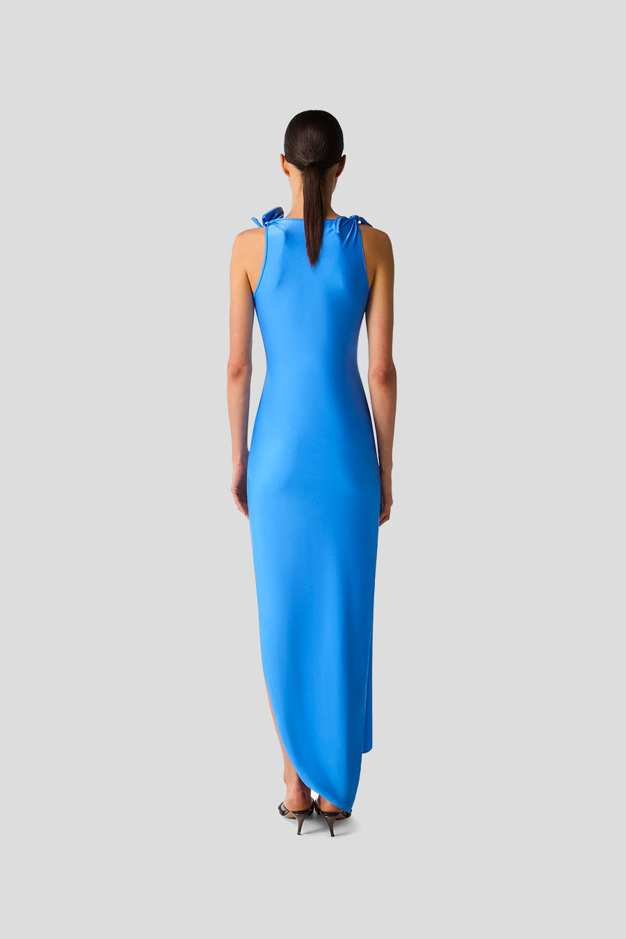 Coperni - BLUE SAPPHIRE ASYMMETRIC FLORAL DRESS LE LABO STORE Coperni - BLUE SAPPHIRE ASYMMETRIC FLORAL DRESS LE LABO STORE