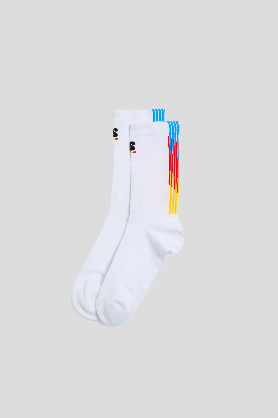 Salomon - CHAUSSETTES PULSE RACE FLAG CREW BLANCHES - LE LABO STORE
