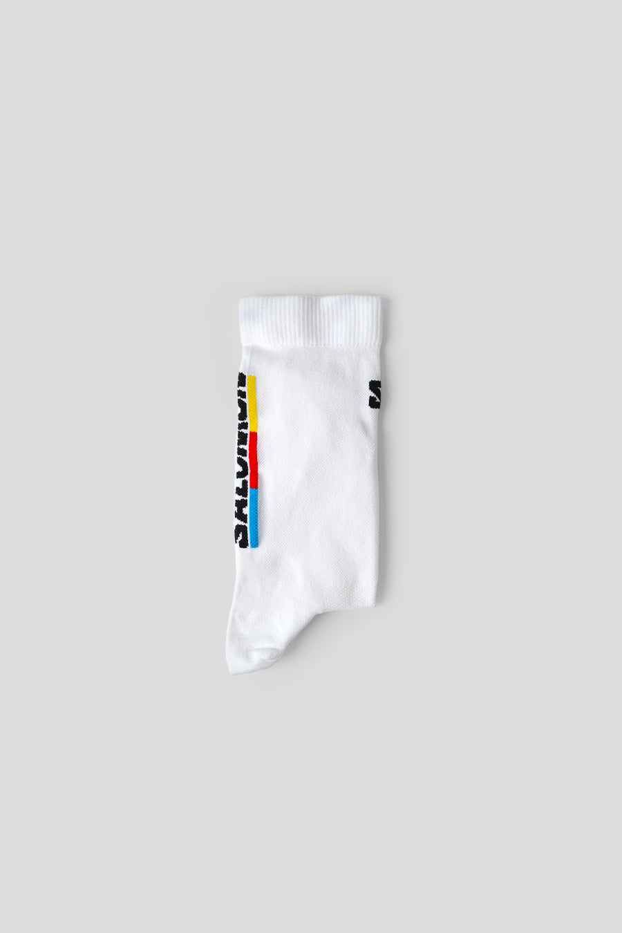 Salomon - CHAUSSETTES PULSE RACE FLAG CREW WHITE, BRIGHT RED ET LEMON - LE LABO STORE