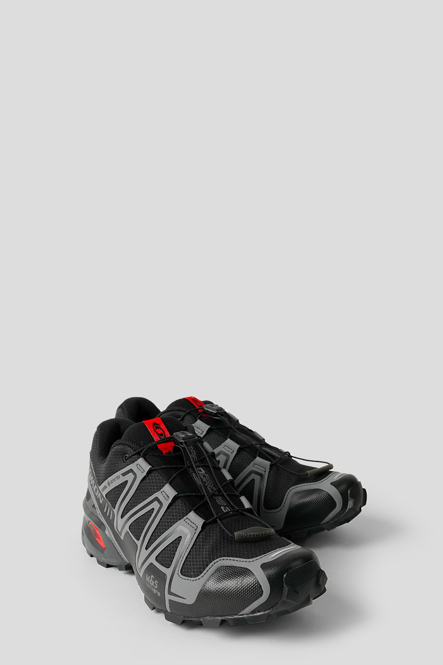 Salomon - SNEAKERS SPEEDCROSS 3 GTX BLACK, ASPHALT ET FLAME SCARLET - LE LABO STORE