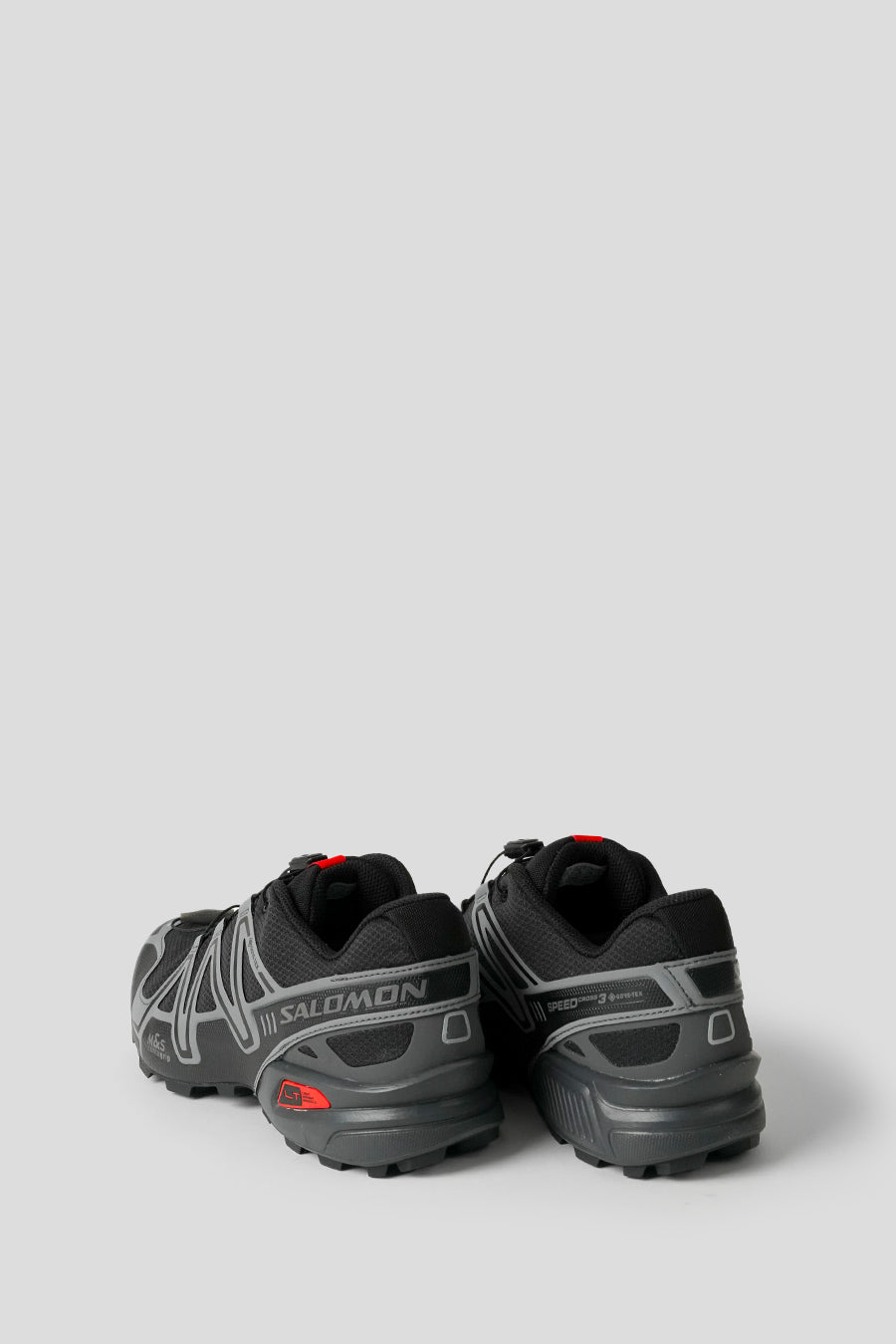 Salomon - SNEAKERS SPEEDCROSS 3 GTX BLACK, ASPHALT ET FLAME SCARLET - LE LABO STORE
