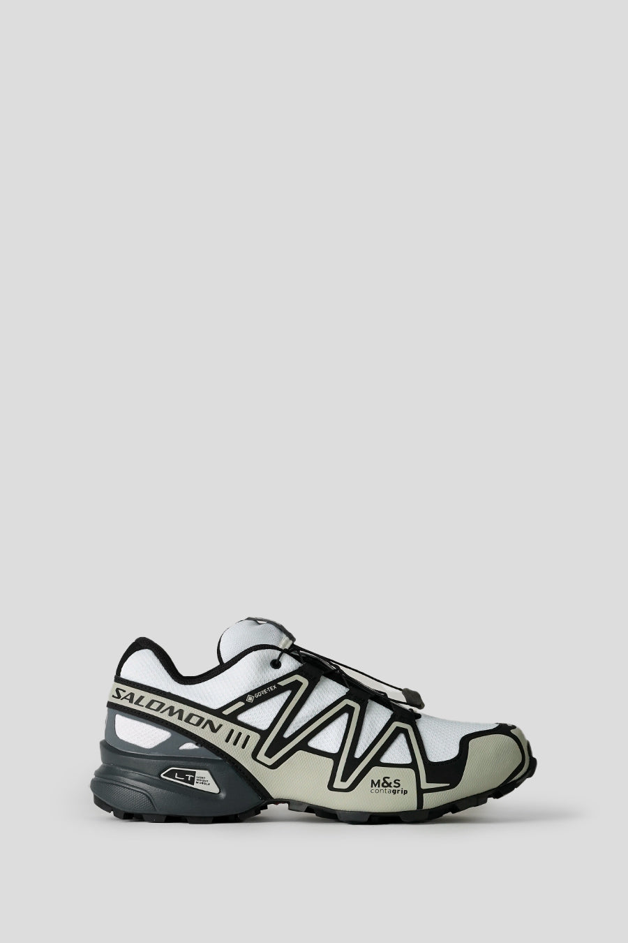 Salomon - SNEAKERS SPEEDCROSS 3 GTX WHITE METAL ET TURBULENCE - LE LABO STORE