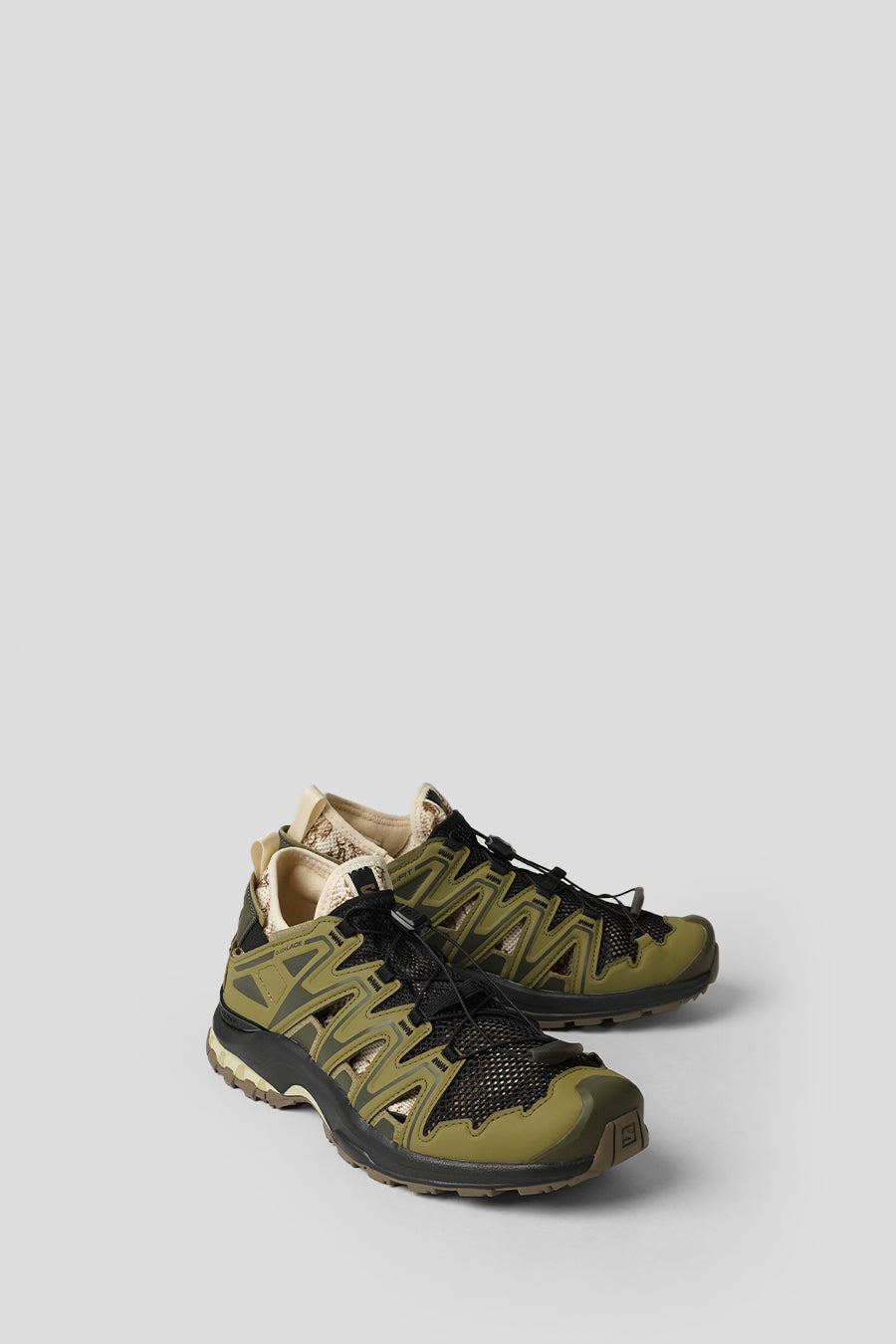 Salomon - SNEAKERS XA PRO 3D MODULAR BLACK, MARTINI OLIVE AND GRAPE LEAF - LE LABO STORE